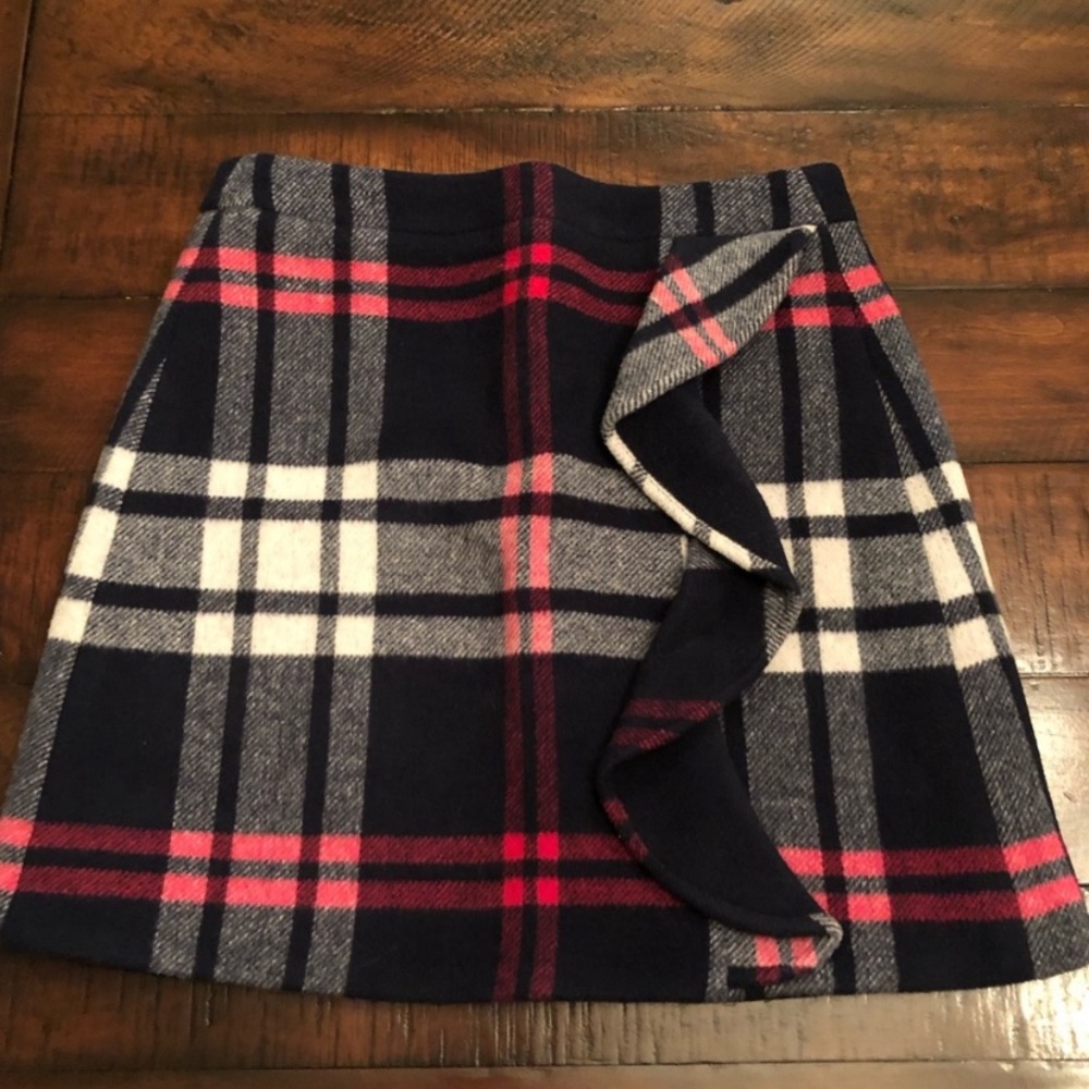 J. Crew Plaid Skirt